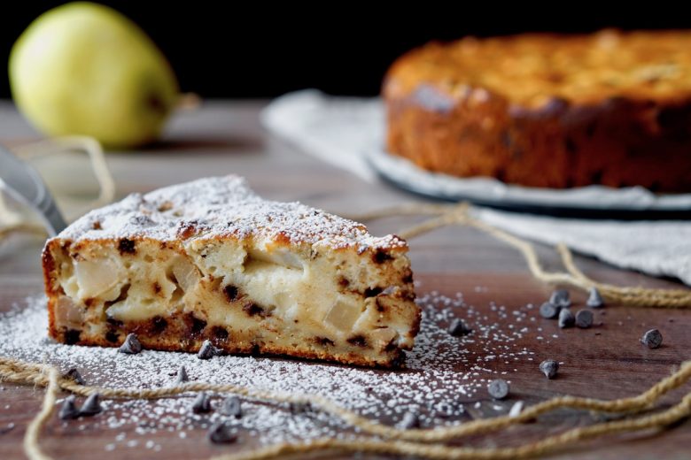 Chocolate and Ricotta Pear Cake